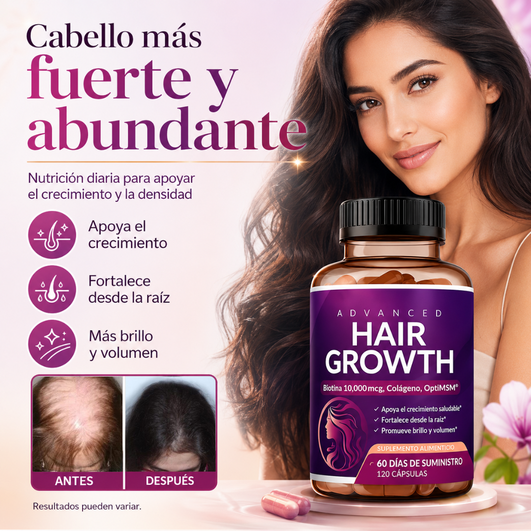 Vitaminas crecimiento cabello