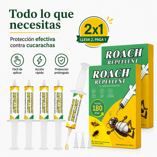 Jeringa Mata Cucarachas Metro OFERTA 2X1