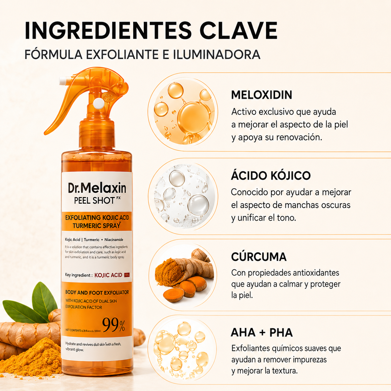 Dr Melaxin elimina las manchas