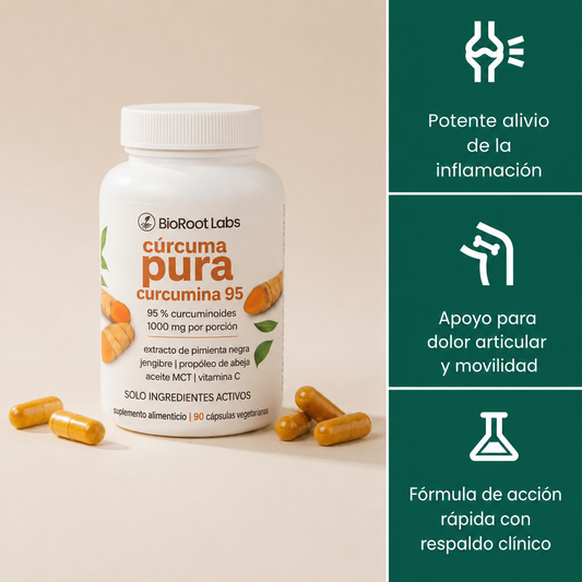 Cápsulas de cúrcuma y curcumina  (1000 mg)